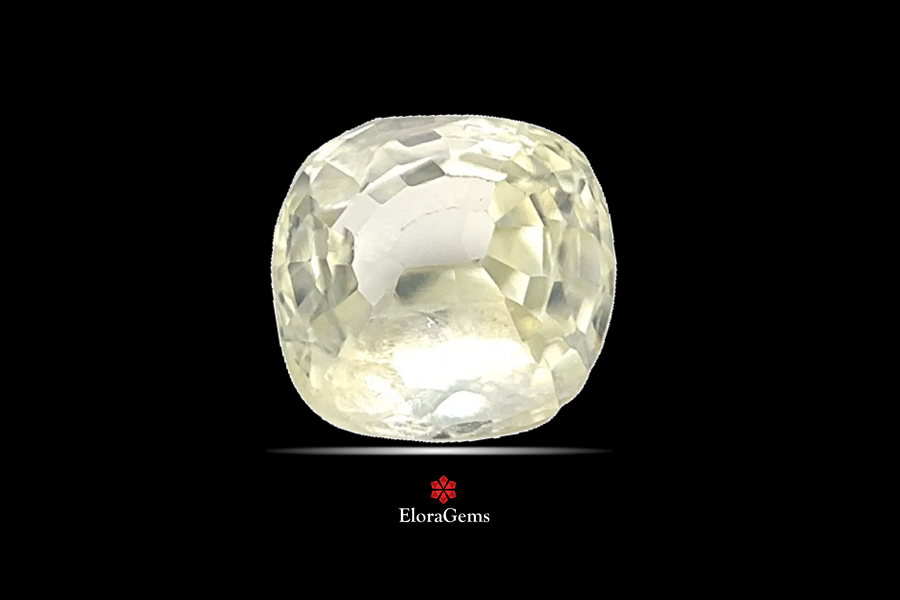 Yellow Sapphire (Pushparag) 8x7 MM 2.9 carats