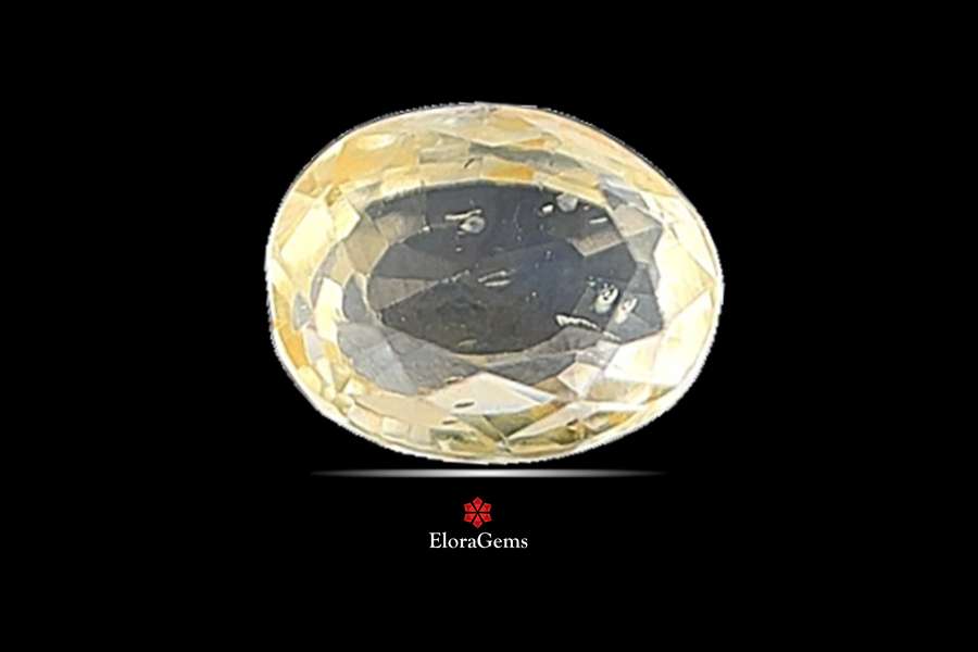 Yellow Sapphire (Pushparag) 7x6 MM 1.42 carats