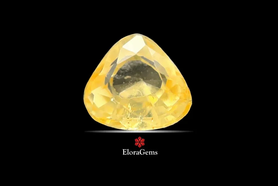 Yellow Sapphire (Pukhraj) 6x6 MM 1 carats