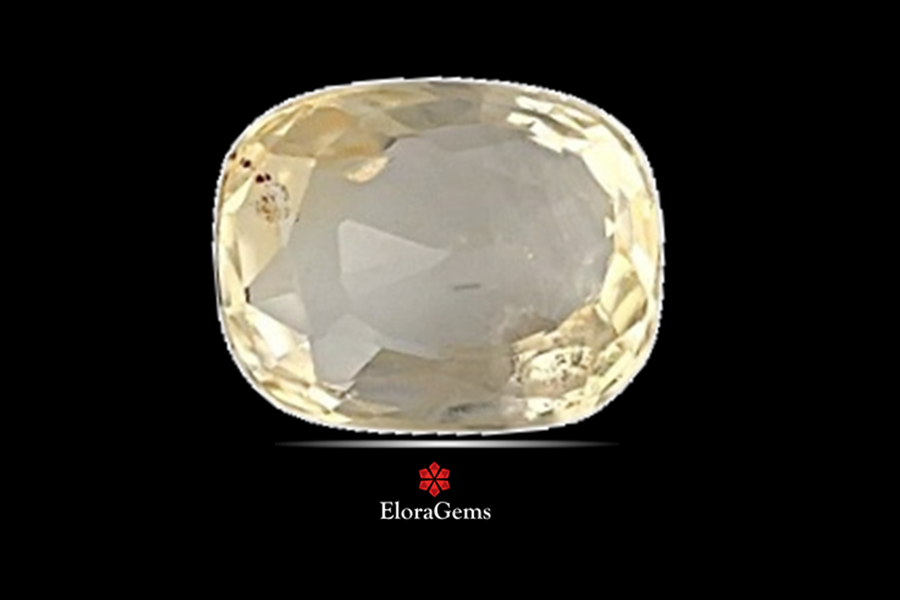 Yellow Sapphire (Pushparag) 7x5 MM 1.2 carats