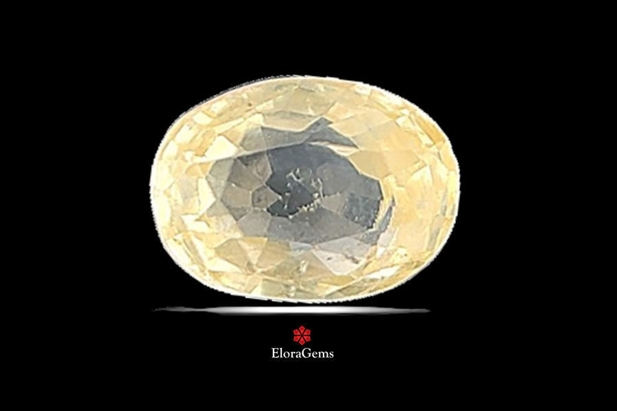 Yellow Sapphire (Pushparag) 7x5 MM 1.1 carats