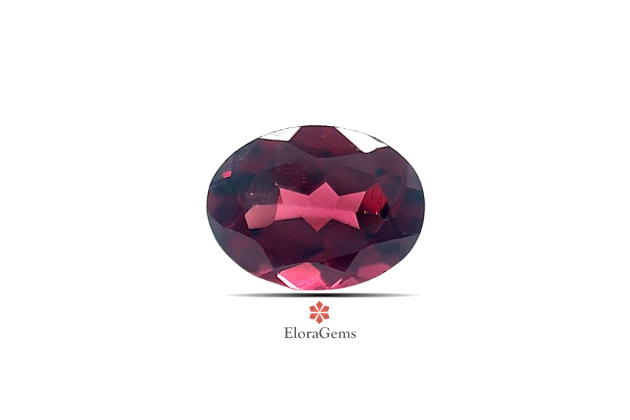 Rhodolite Garnet 9x7 MM 2.11 carats