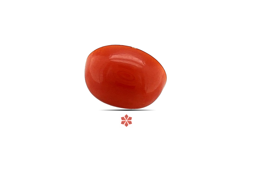 Red Coral 9x7 MM 2.1 carats