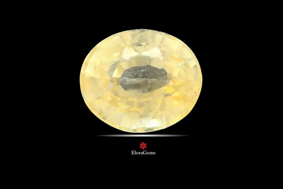 Yellow Sapphire (Pukhraj) 6x5 MM 0.96 carats