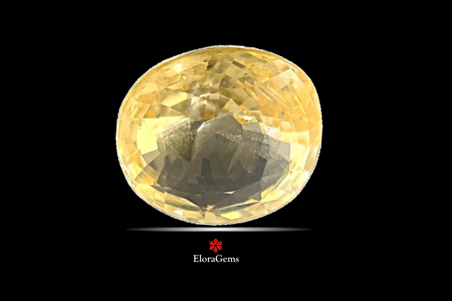 Yellow Sapphire (Pushparag) 10x9 MM 5.33 carats