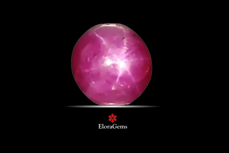 Star Ruby 6x5 MM 1.3 carats