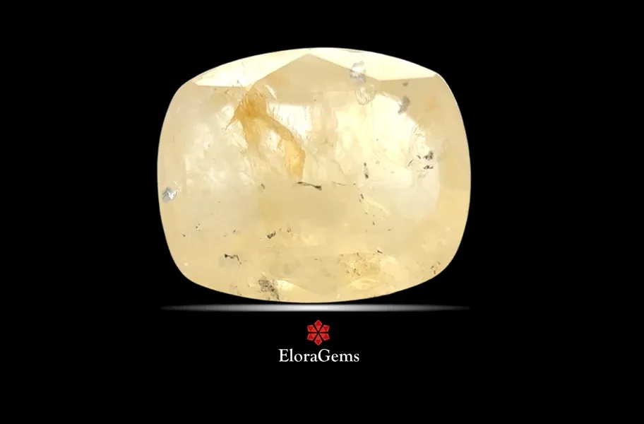 Yellow Sapphire (Pushparag) 14x11 MM 9 carats