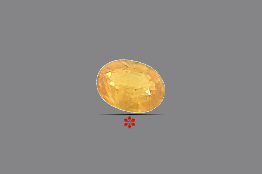 Yellow Sapphire (Pushparag) 7x5 MM 1.1 carats