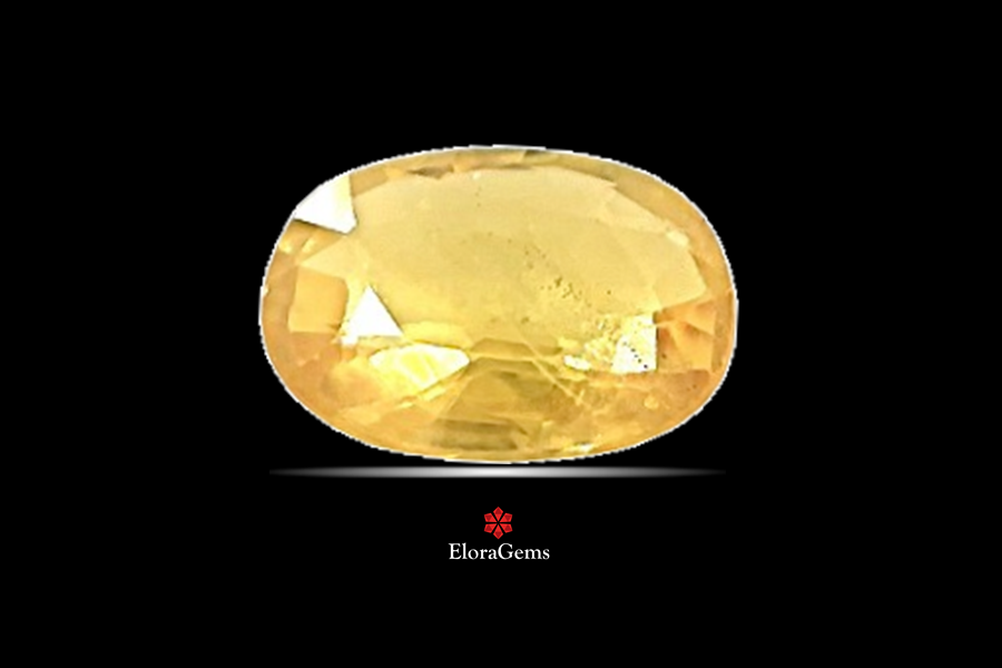 Yellow Sapphire (Pushparag) 7x5 MM 1.01 carats
