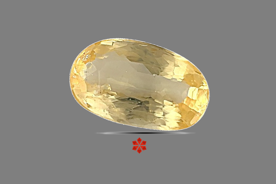 Yellow Sapphire (Pushparag) 11x7 MM 2.82 carats