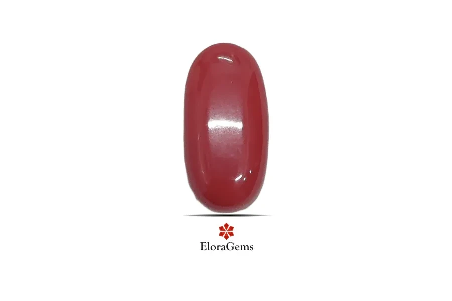 Red Coral (Pavalam) 14x7 MM 4.36 carats