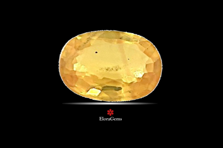 Yellow Sapphire (Pushparag) 7x5 MM 0.94 carats