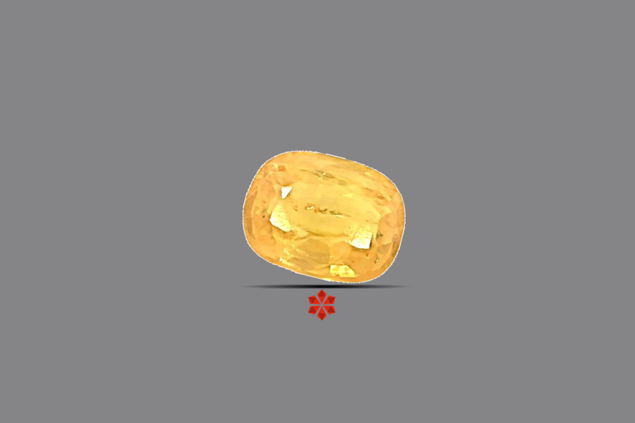 Yellow Sapphire (Pushparag) 7x5 MM 1.2 carats
