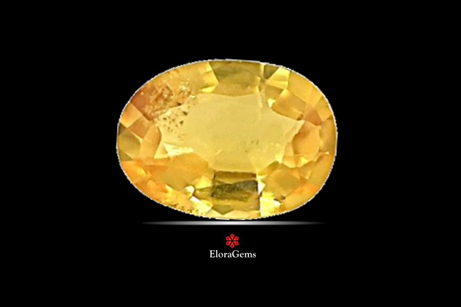 Yellow Sapphire (Pushparag) 7x5 MM 0.95 carats