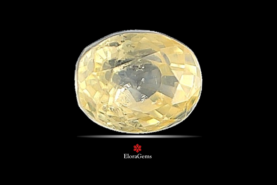 Yellow Sapphire (Pushparag) 8x6 MM 2.48 carats