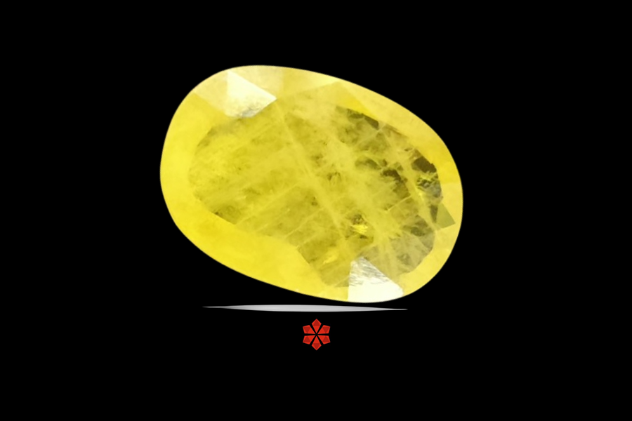 Yellow Sapphire (Pushparag) 13x9 MM 3.53 carats
