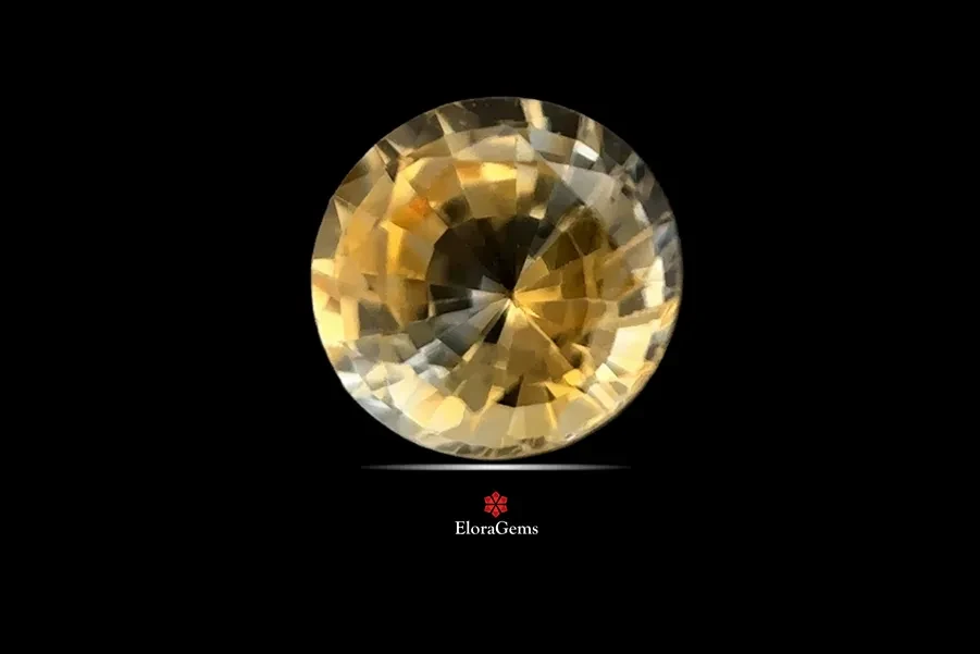 Yellow Sapphire (Pukhraj) 5x5 MM 0.66 carats
