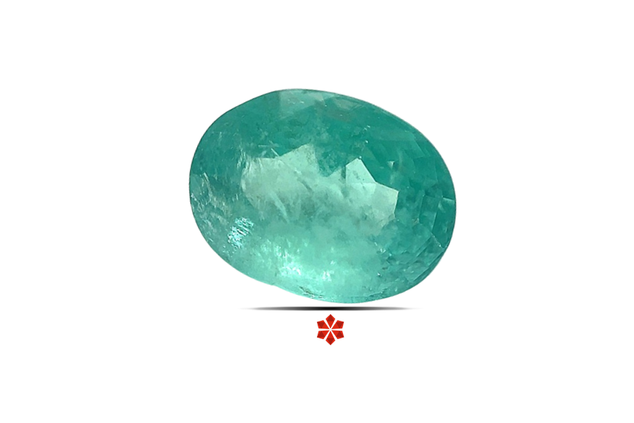 Emerald (Maragadham) 9x7 MM 2.5 carats