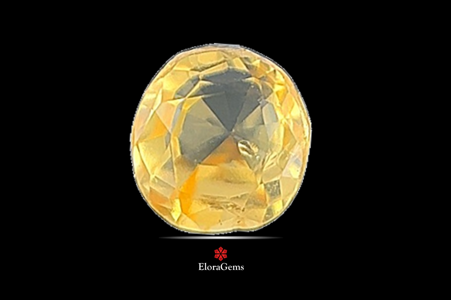 Yellow Sapphire (Pushparag) 5x5 MM 0.98 carats