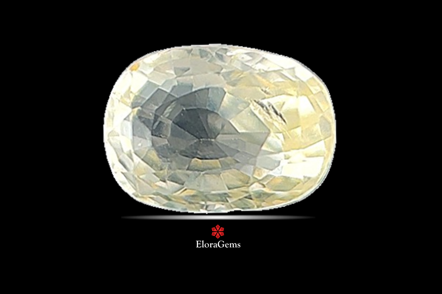 Yellow Sapphire (Pushparag) 7x5 MM 1.62 carats