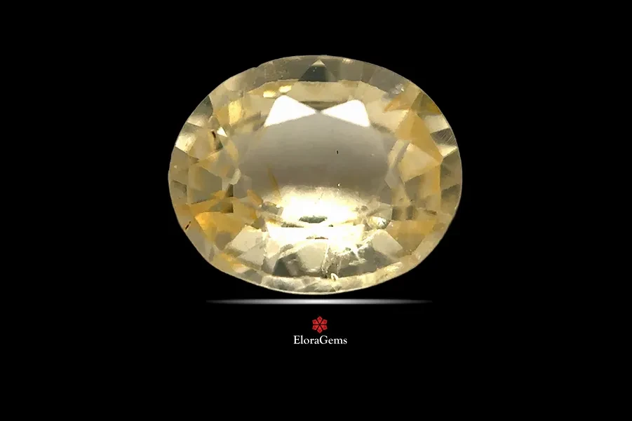 Yellow Sapphire (Pukhraj) 7x6 MM 1.05 carats