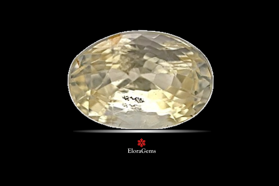 Yellow Sapphire (Pushparag) 9x6 MM 2.14 carats