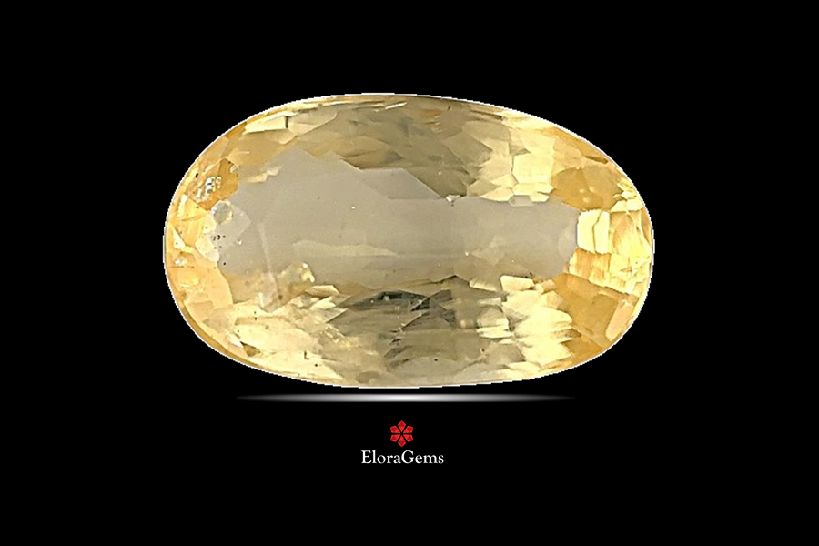 Yellow Sapphire (Pushparag) 11x7 MM 2.82 carats