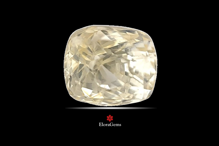 Yellow Sapphire (Pushparag) 8x7 MM 3 carats
