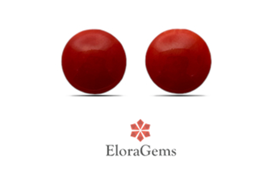 Red Coral (Pavalam) 12x12 MM 6.89 carats