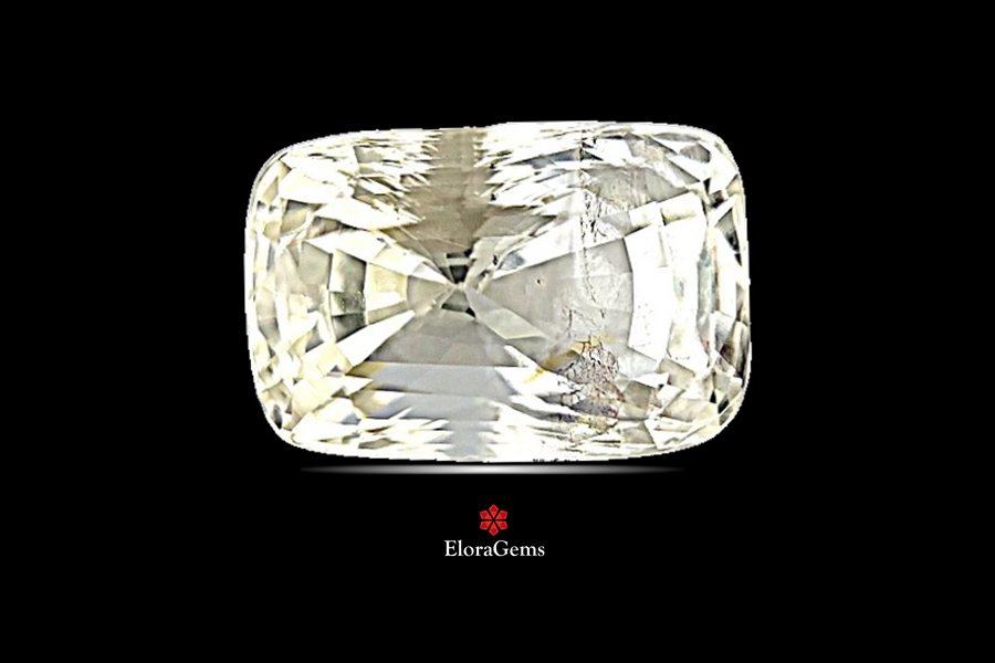 Yellow Sapphire (Pushparag) 12x8 MM 6.97 carats