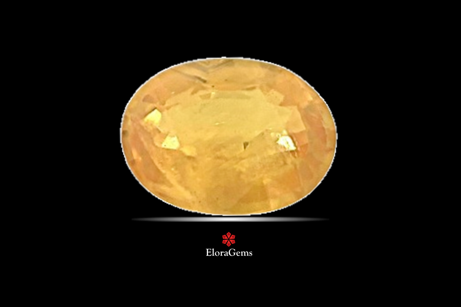 Yellow Sapphire (Pushparag) 7x5 MM 1.1 carats