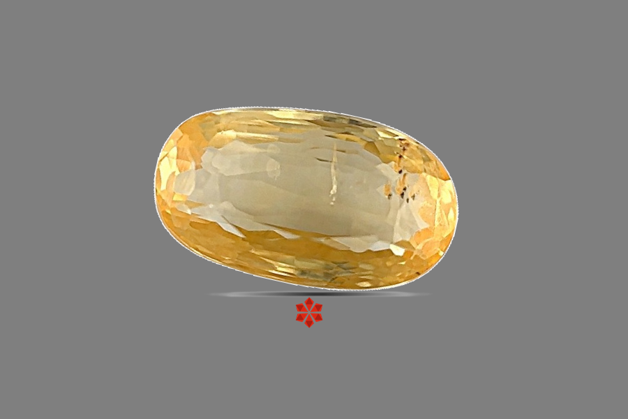 Yellow Sapphire (Pushparag) 10x6 MM 2.94 carats