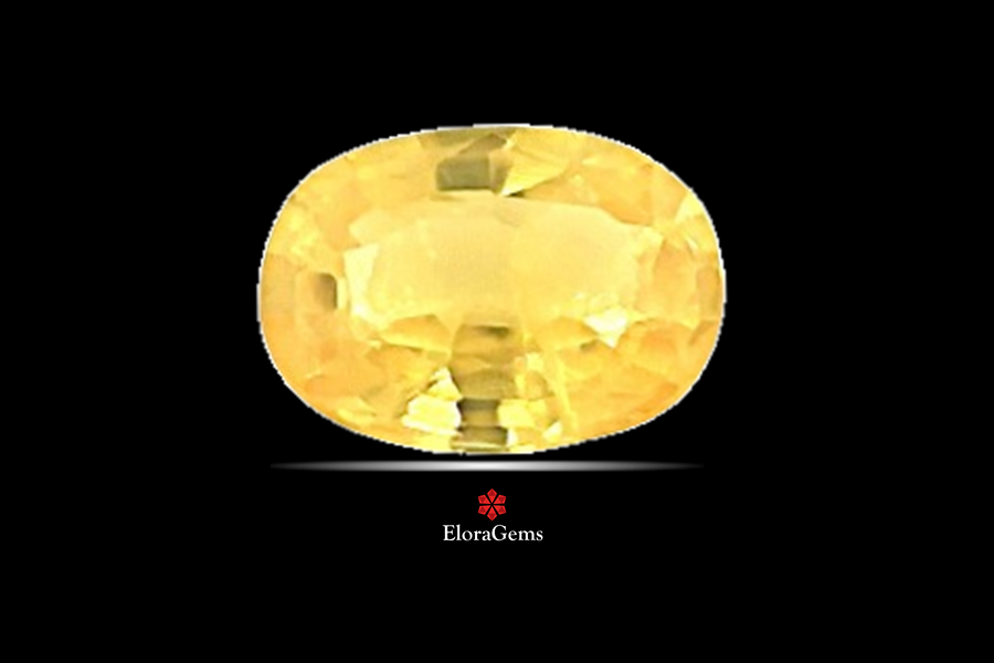 Yellow Sapphire (Pushparag) 7x5 MM 0.94 carats