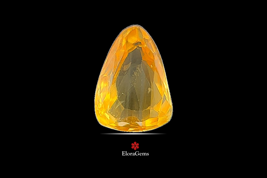 Yellow Sapphire (Pushparag) 8x6 MM 1.46 carats