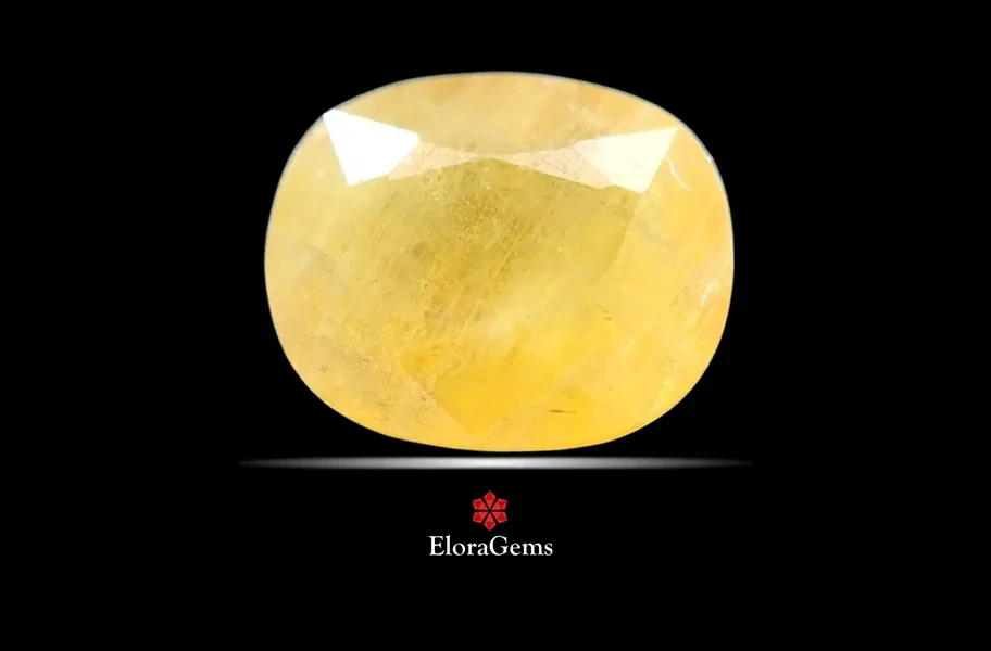 Yellow Sapphire (Pushparag) 11x9 MM 4.37 carats