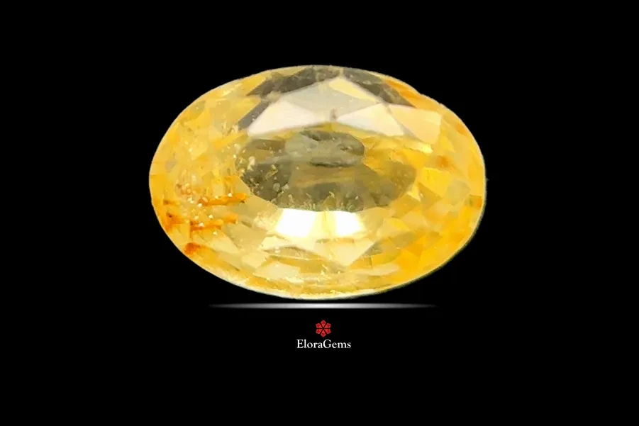 Yellow Sapphire (Pukhraj) 6x4 MM 0.95 carats