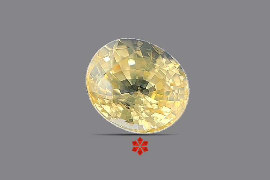 Yellow Sapphire (Pushparag) 8x7 MM 2.67 carats