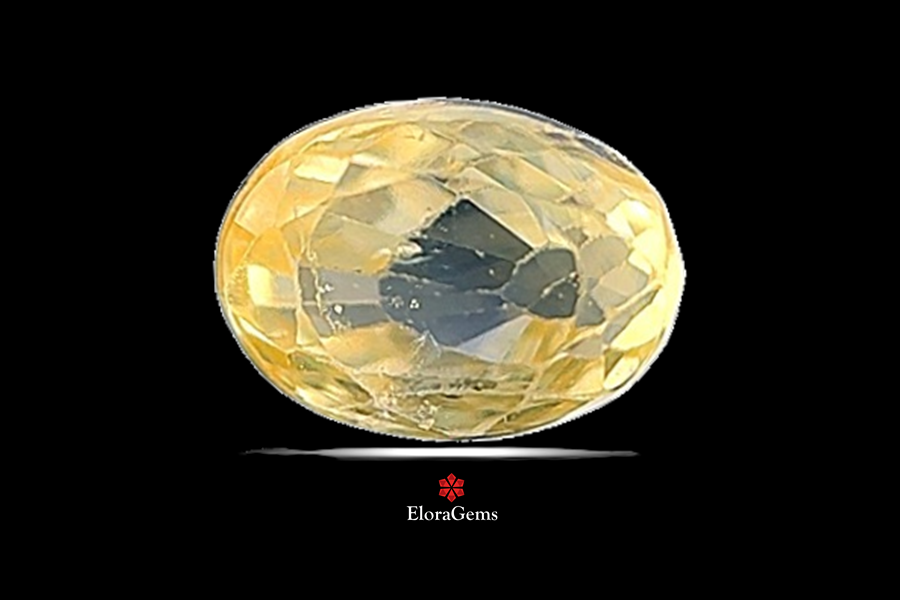 Yellow Sapphire (Pushparag) 6x5 MM 1.09 carats