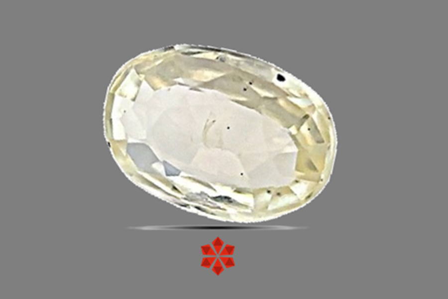 Yellow Sapphire (Pushparag) 8x5 MM 0.92 carats