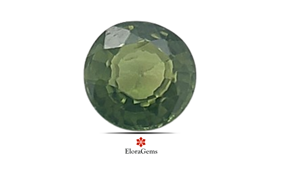 Green Sapphire 4x4 MM 0.39 carats