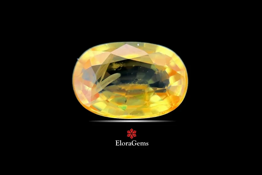 Yellow Sapphire (Pukhraj) 8x5 MM 1.48 carats