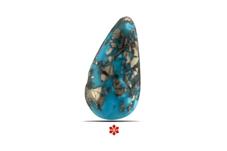 Turquoise(Firoza)22x12 MM 14.37 carats