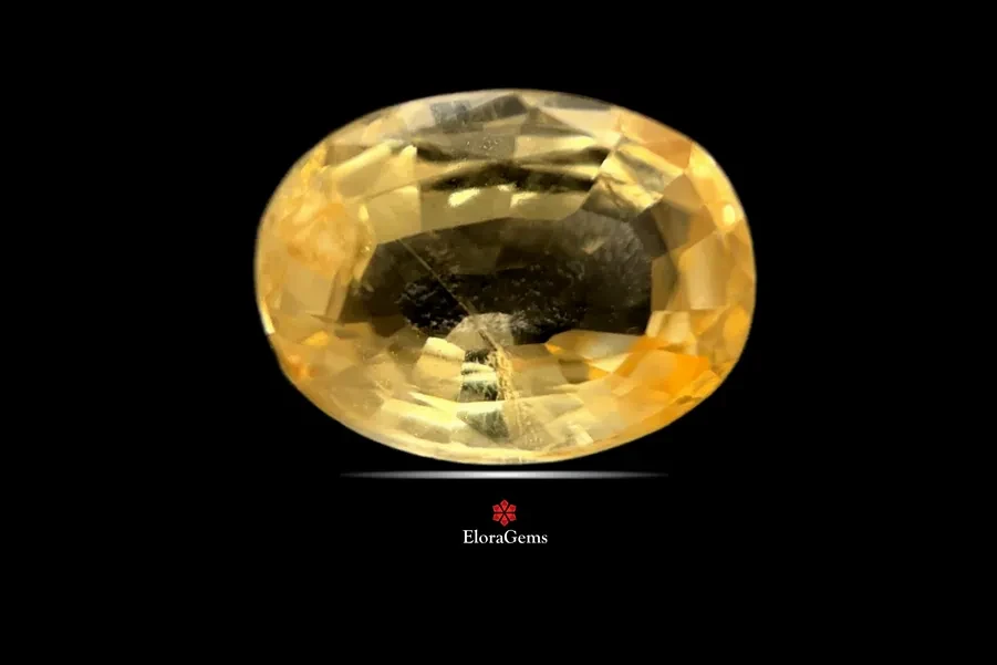 Yellow Sapphire (Pukhraj) 8x6 MM 1.8 carats