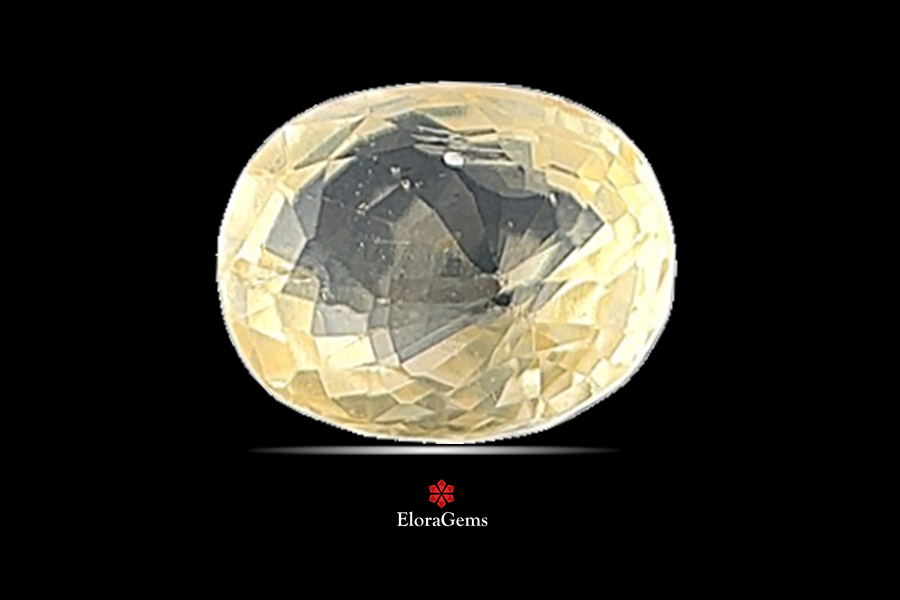 Yellow Sapphire (Pushparag) 7x5 MM 1.18 carats