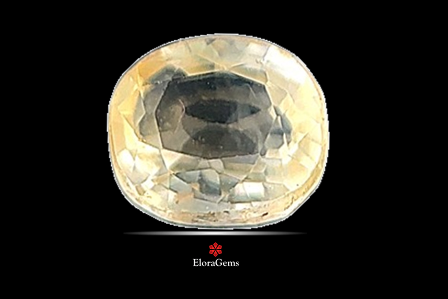 Yellow Sapphire (Pushparag) 6x5 MM 1.06 carats