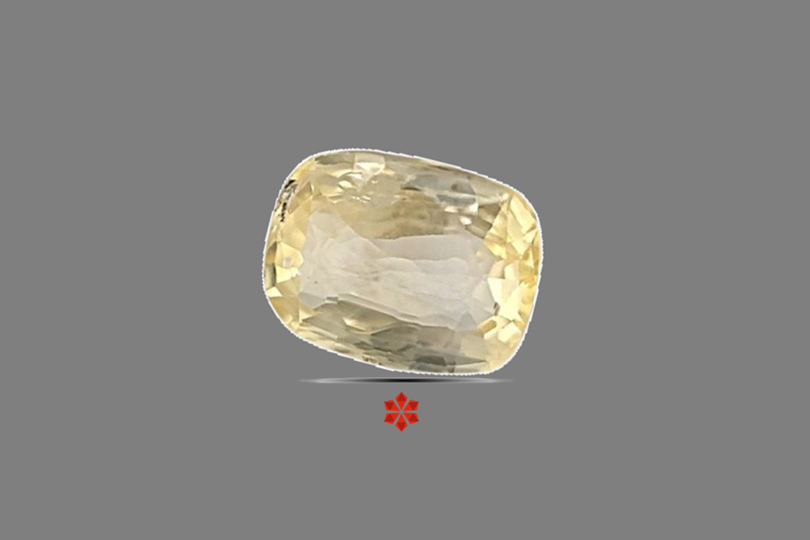 Yellow Sapphire (Pushparag) 8x6 MM 1.55 carats