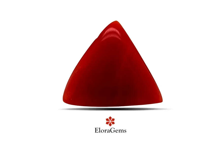 Red Coral (Pavalam) 13x14 MM 3.66 carats