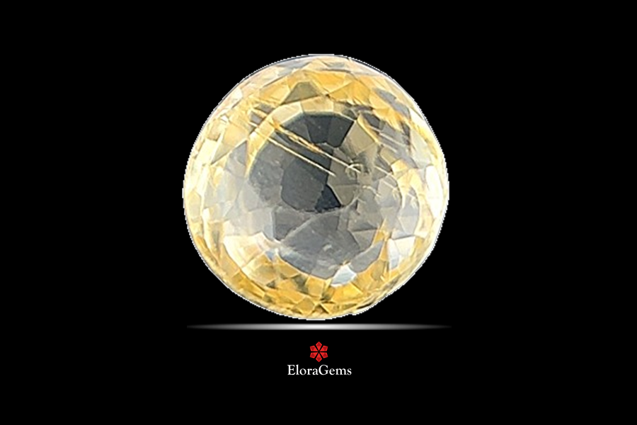 Yellow Sapphire (Pushparag) 7x7 MM 2.15 carats