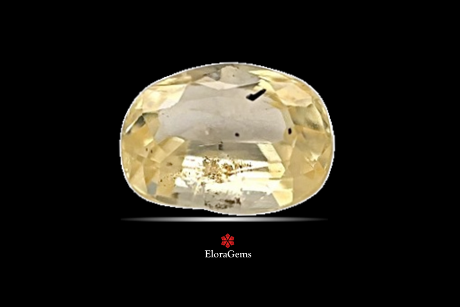 Yellow Sapphire (Pushparag) 8x6 MM 1.61 carats