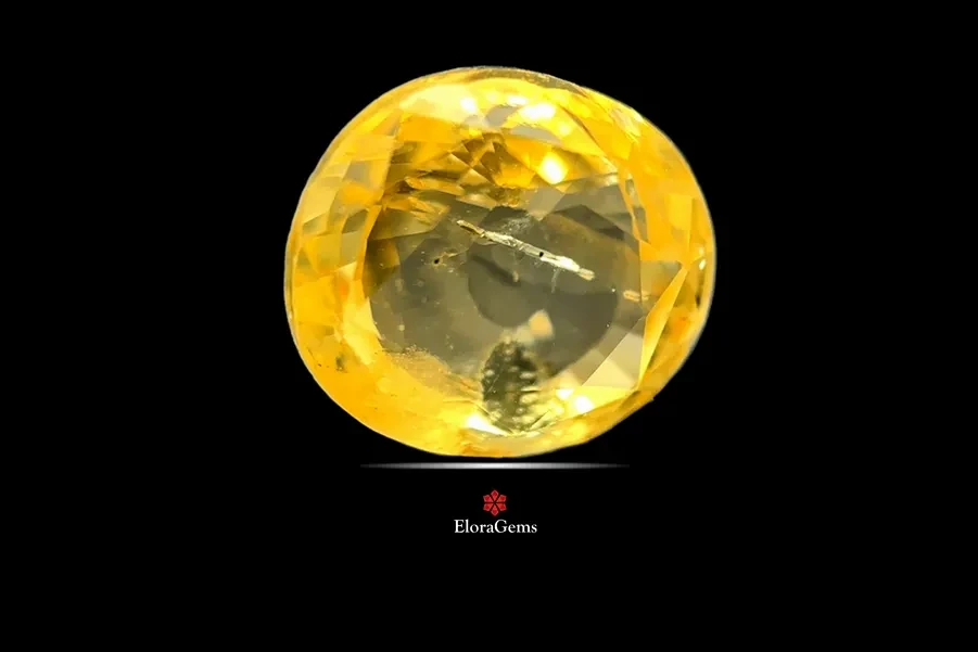 Yellow Sapphire (Pukhraj) 8x7 MM 2.38 carats
